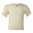 Upon order: Baby wool-silk envelope-neck vest short sleeved