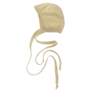 Upon order: Baby wool-silk bonnet, natural