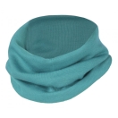 Children's merino wool-silk loop scarf, ice-blue