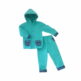 Sini-roheline laste jakk.png