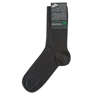 Dot socks, cotton/hemp