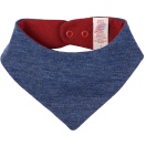 Upon order: Baby wool neckerchief, blue melange