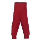 Upon order: Baby wool pants with waistband, red melange