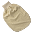 Upon order: Baby wool terry romper pouch, natural
