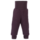 Upon order: Baby pants long with waistband, lilac melange