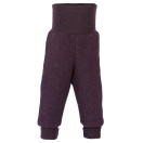 Upon order: Baby pants long with waistband, lilac melange