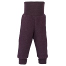 Upon order: Baby pants long with waistband, lilac melange