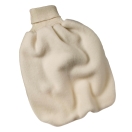 Upon order: Baby wool fleece romper pouch, natural