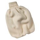 Upon order: Baby wool fleece romper pouch, natural