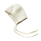Upon order: Baby wool bonnet, natural