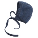 Upon order: Baby wool bonnet, blue