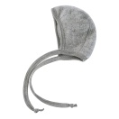 Upon order: Baby wool bonnet, light grey