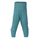 Upon order: Baby wool-silk pants with waistband, ice-blue