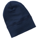 Upon order: Baby hat wool-silk, navy-blue