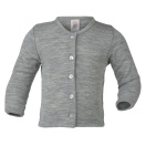 Upon order: Baby wool-silk cardigan, light grey