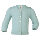 Upon order: Baby wool-silk cardigan, glacier