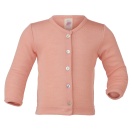 Upon order: Baby wool-silk cardigan, salmon