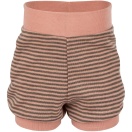 Upon order: Baby wool-silk summer shorts, salmon-wallnut