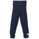 Upon order: Baby cotton pants long with waistband, indigo