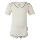 Upon order: Baby cotton body short sleeved, natural