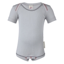 Upon order: Baby cotton body short sleeved, silver