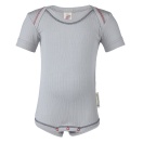 Upon order: Baby cotton body short sleeved, silver