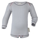 Upon order: Baby cotton body long sleeved, silver