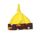 Eco cotton knotted hat (yellow)