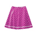 Organic cotton-hemp skirt with pattern