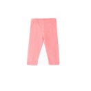 Coral button leggings