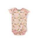 Cloud Pink Origami Birds Baby Body