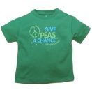 Give Peas a Chance green, t-shirt