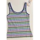 Women's pastel vari stripe vest