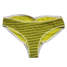 Women's mouline ruche: yellow flame
