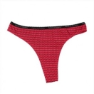 Women's thong: red flag