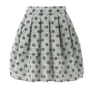 Claudia print skirt