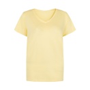 Flared V-neck tee