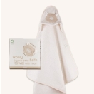 Organic Baby bath towel with hood – Teddy