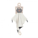 Comforter with wooden teether - Cat