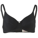 Non-wired bra, black