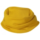 Children's merino wool-silk loop scarf, saffron