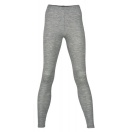 Ladies' wool-silk leggings, grey melange