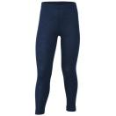 Children's wool-silk leggings, navy blue