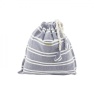 Women's poncho Ilona, navy-white