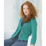 Female summer cardigan in open knit, size S