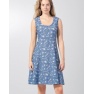 Palm printed dress, S